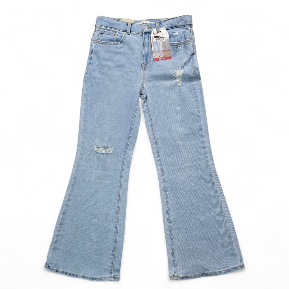 Levis Baggy Flare Girls Jeans Size 10 Youth‎